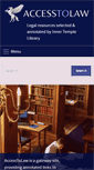 Mobile Screenshot of accesstolaw.com